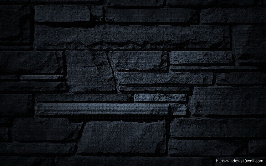 Black Stone Wall Sfondo HD