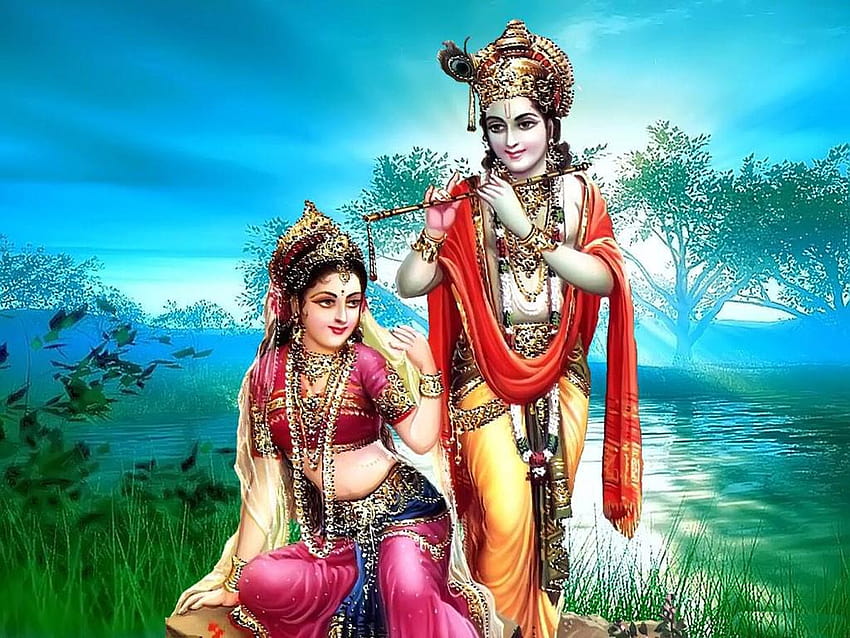 : god lord ganesha ,vishwakarma god,lord, lord radha krishna HD wallpaper