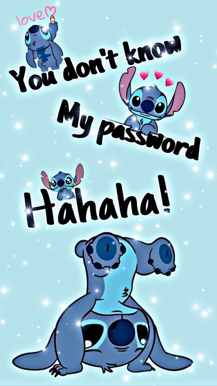 Don't Touch My Phone Stitch, anime dont touch my phone HD phone wallpaper