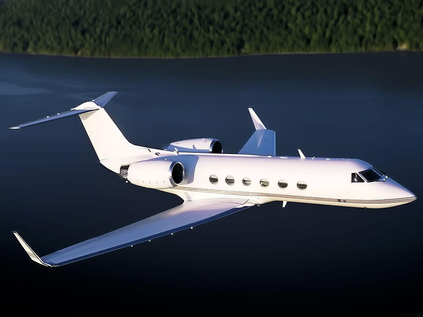 High quality private jet Civilian Aircraft HD wallpaper