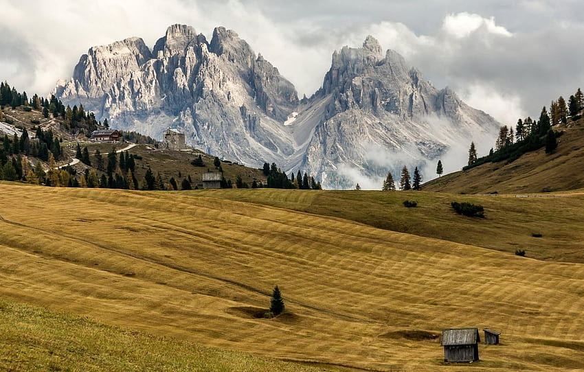 İtalya, Güney Tirol, Trentino HD duvar kağıdı