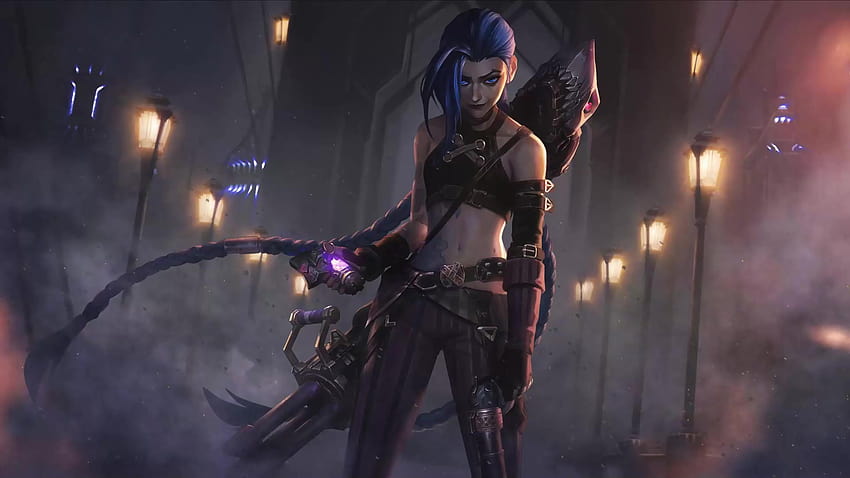 Gizemli Jinx League Of Legends Canlı HD duvar kağıdı