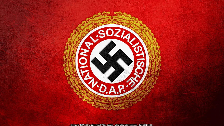 Klein mit Nazi-Motiven, Nazi-Logo HD-Hintergrundbild