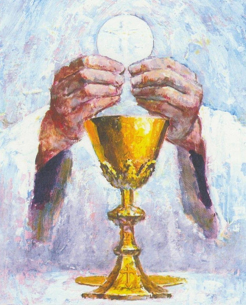 Programme d'éducation religieuse de St. Mary's : Parent de première communion, sainte communion Fond d'écran de téléphone HD