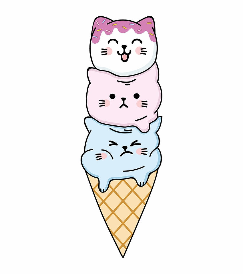 Ice cream cat HD wallpapers | Pxfuel