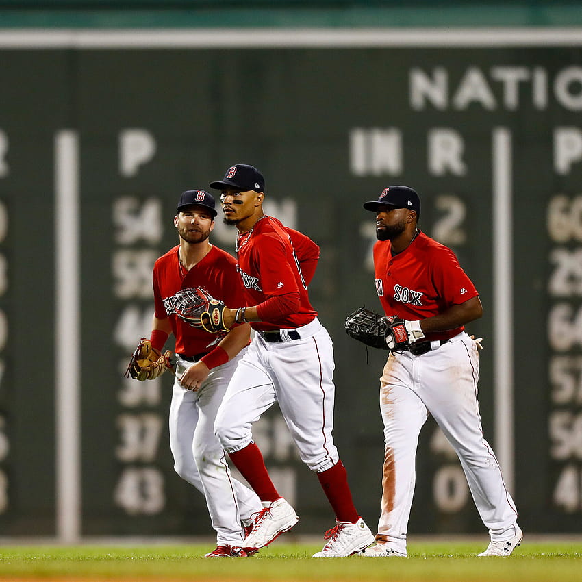Red Sox Rebuild Jettisoned Entire 2018 World Series Outfield, red sox 2021 HD phone wallpaper