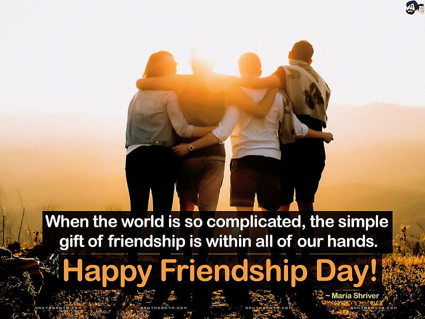 happy friendship day HD wallpaper