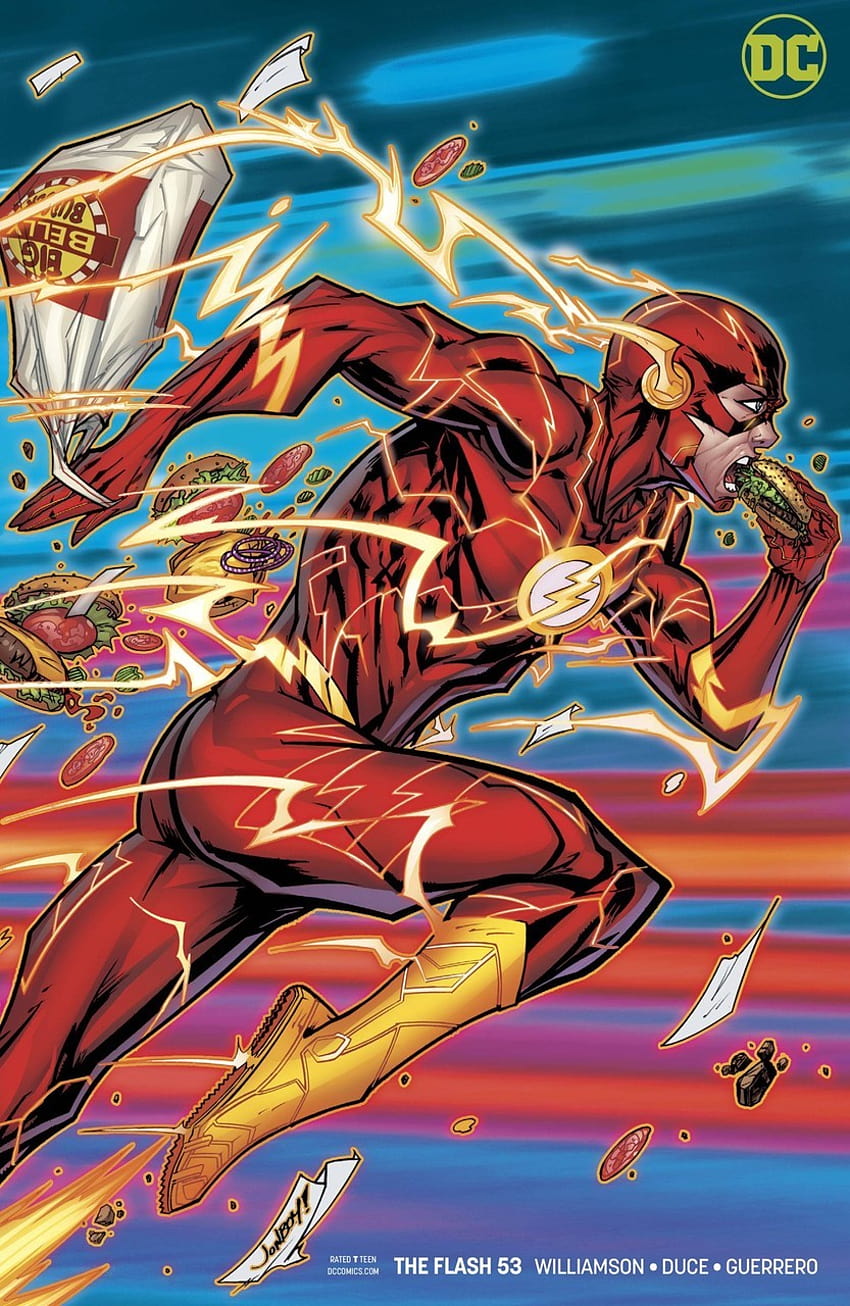 DC The Flash Comic Book [Variant Cover], iphone Flash-Comic HD-Handy-Hintergrundbild