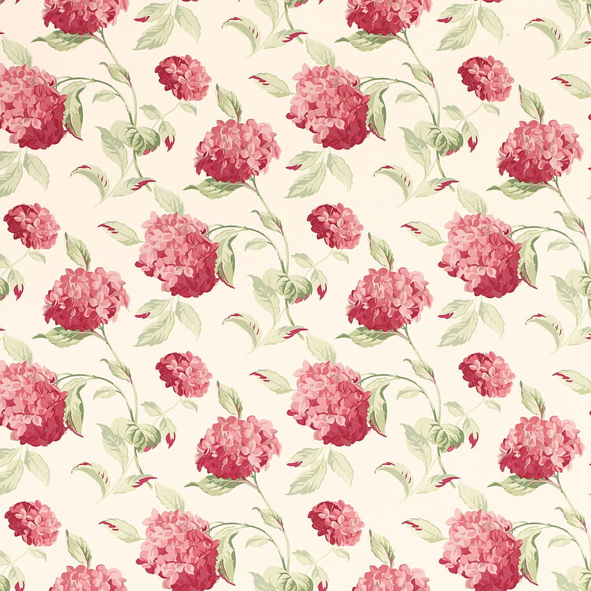 Hydrangea Cranberry Floral, pink hydrangea HD phone wallpaper