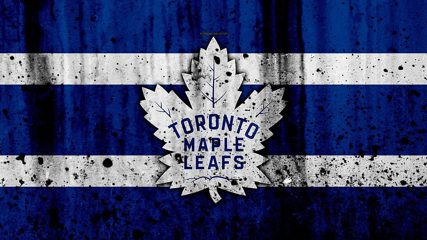Toronto Maple Leafs, grunge, NHL, hokey, sanat, Doğu, toronto akçaağaç yaprakları bilgisayar HD duvar kağıdı