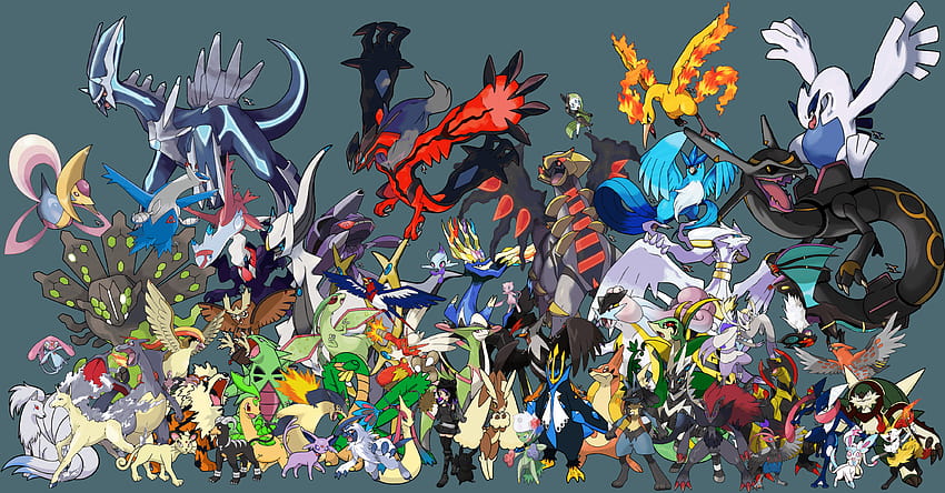 All Legendary Pokemon, legendary sword pokemon HD wallpaper