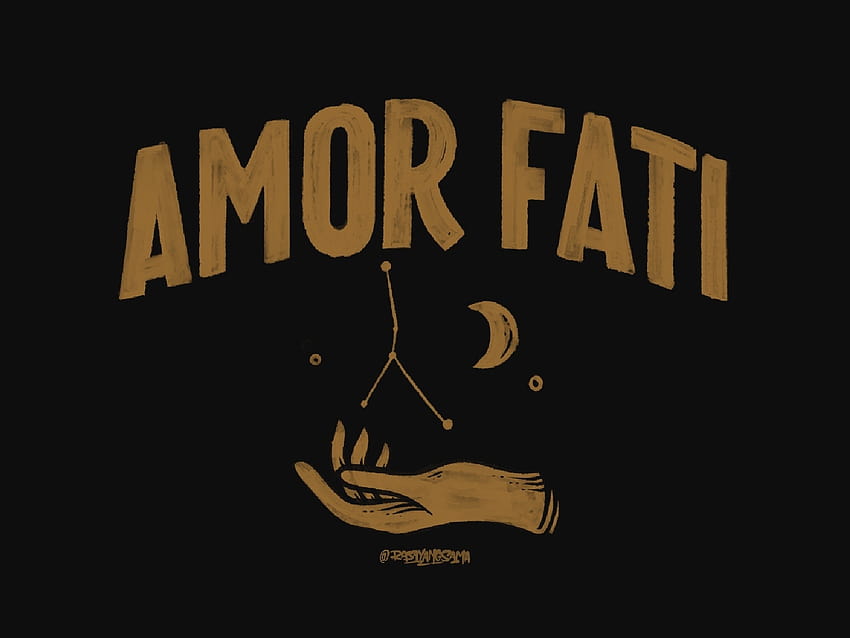 Amor Fati โดย rasayangsama บน Dribbble วอลล์เปเปอร์ HD