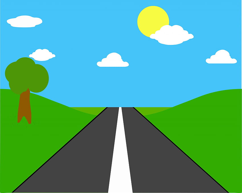 Straight road clipart HD wallpapers | Pxfuel