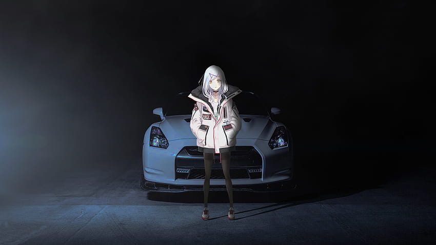 GTR R35 JDM Anime Girls Car In HD wallpaper