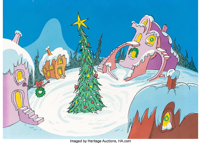 How the Grinch Stole Christmas Whoville Christmas Tree Preliminary [3000x2143] for your , Mobile & Tablet HD wallpaper