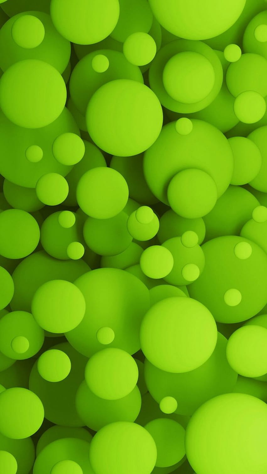 iPhone ⚪️, bolle verdi Sfondo del telefono HD