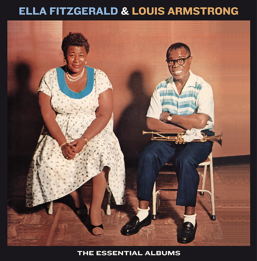 エラ・フィッツジェラルとルイ・アームストロングのエッセンシャル・アルバム、エラ・フィッツジェラルドとルイ・アームストロング HD電話の壁紙