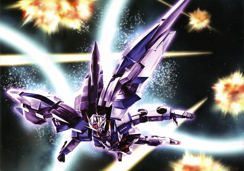 Mobile Suit Gundam 00 Пълен и фонове, gundam oo raiser HD тапет
