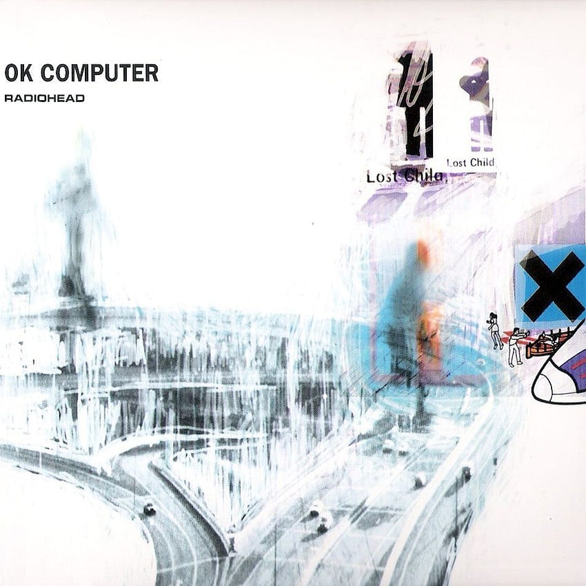 Caratula Frontal de Radiohead, portada de ok computer fondo de pantalla del teléfono