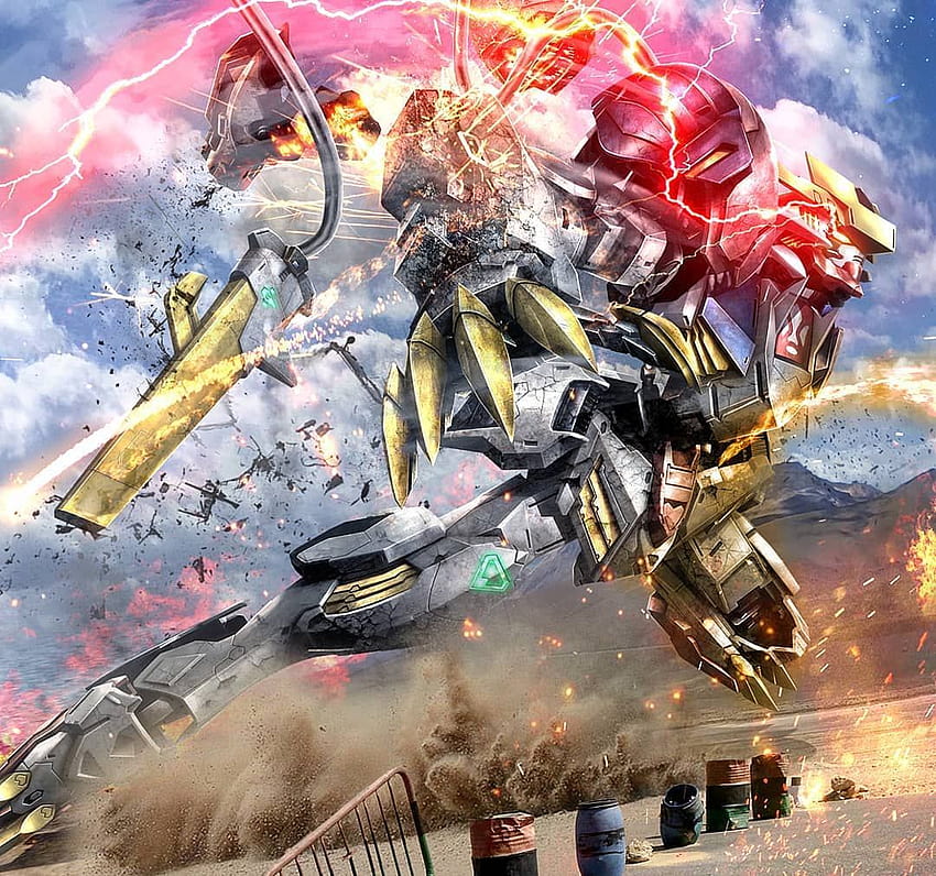 Като gundam. Русия. в Instagram: “Gundam art. Barbatos…”, barbatos lupus rex gundam HD тапет