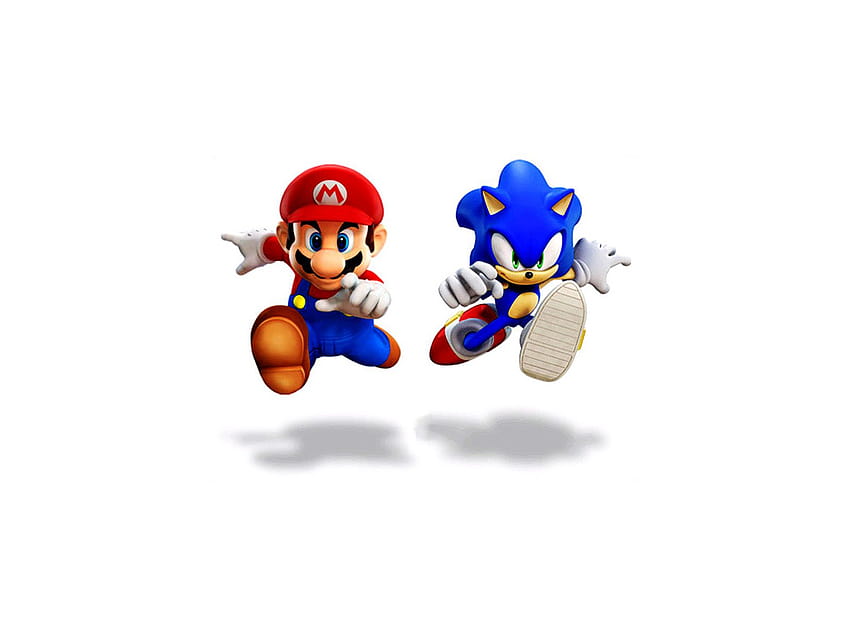 Sonic Vs Super Mario Funny, mario vs sonic HD wallpaper