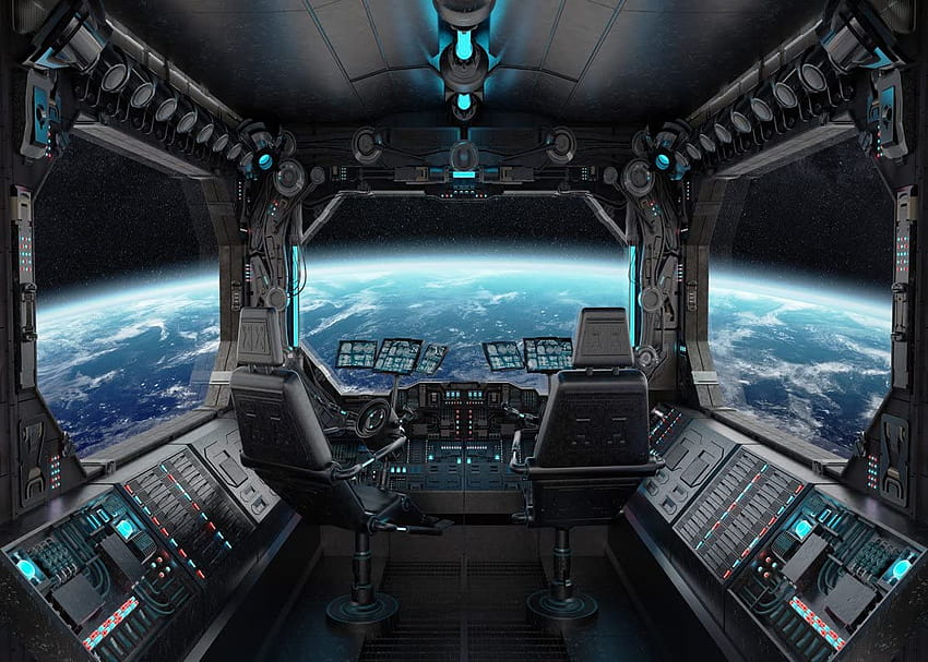 Amazon : LYWYGG 7x5ft Vinilo Nave espacial Interior s Futurista Ciencia Ficción grafía s Nave espacial Cabina Disparar Estudio Props Astronomía Universo Galaxia Estación espacial exterior CP fondo de pantalla
