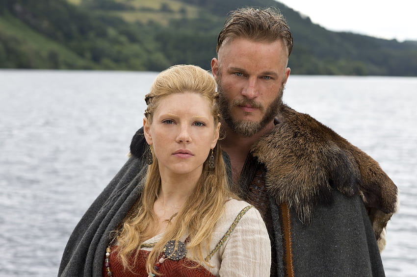 Vikings – Katheryn Winnick As Lagertha with Ragnar Lothbrok, ragnar and lagertha HD wallpaper