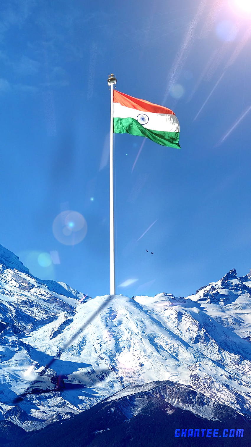 bendera india untuk telepon, india musim dingin wallpaper ponsel HD