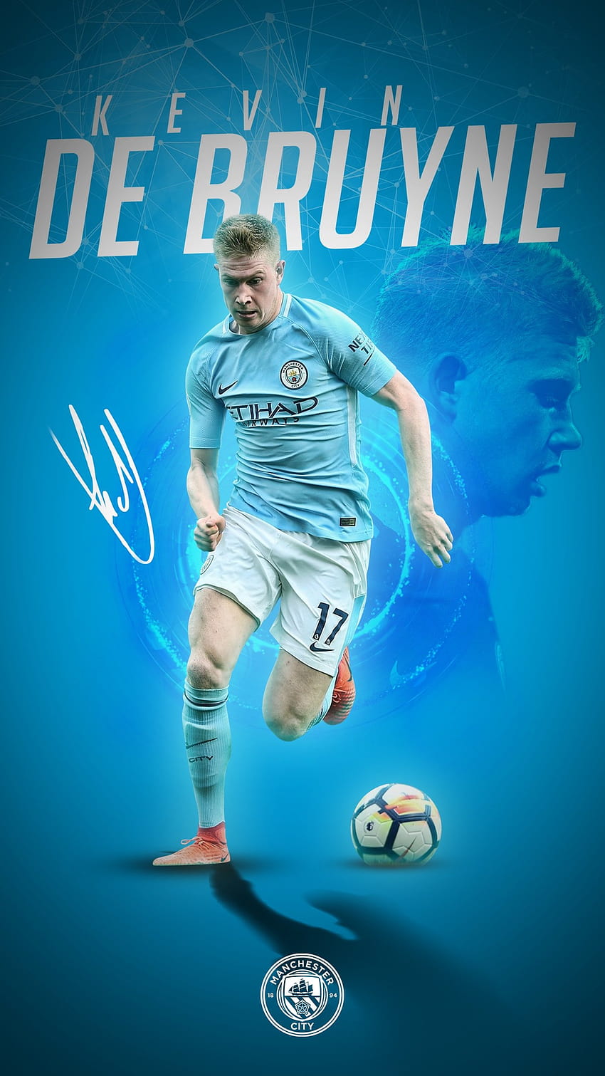 De Bruyne 2021, Manchester City Kevin De Bruyne Sfondo del telefono HD