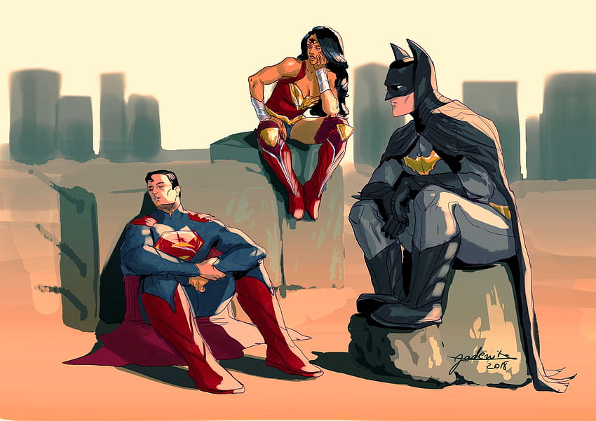 Comics Justice League Dc Comics Superman Batman Wonder, wonder woman and  batman HD wallpaper | Pxfuel