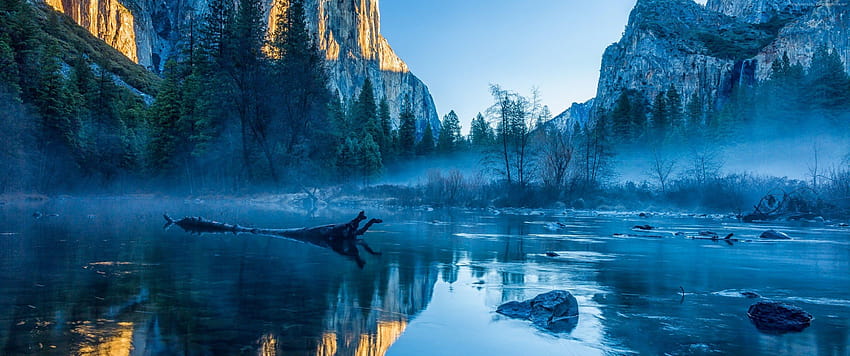 Nationalpark Yosemite, 3440 x 1440 HD-Hintergrundbild
