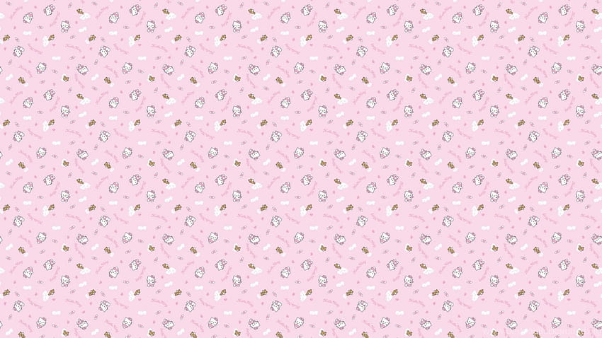 背景 ピンク キティ ハロー コンピューター ピクセル サンリオ ワイドスクリーン [1920x1080]、モバイル & タブレット、サンリオ コンピューター用 高画質の壁紙
