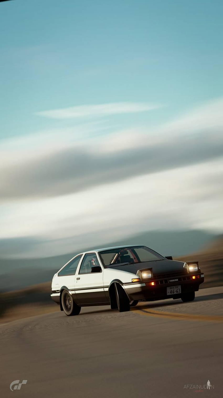 An AE86 wallpaper I just made : r/initiald
