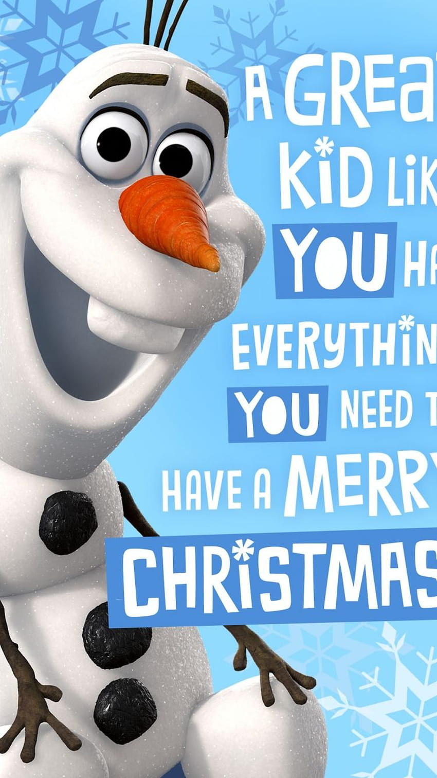 Disney Olaf Frozen Xmas Quotes QuotesGram [1280x1869, телефон на олаф HD тапет за телефон