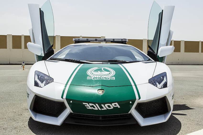 Watch out street racers, Dubai cops have Lamborghini, police lambo HD wallpaper