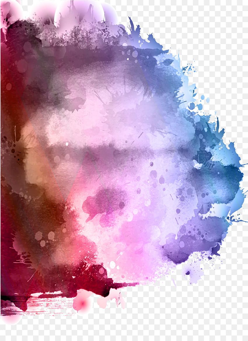 Respingo de tinta de pintura em aquarela Papel de parede de celular HD