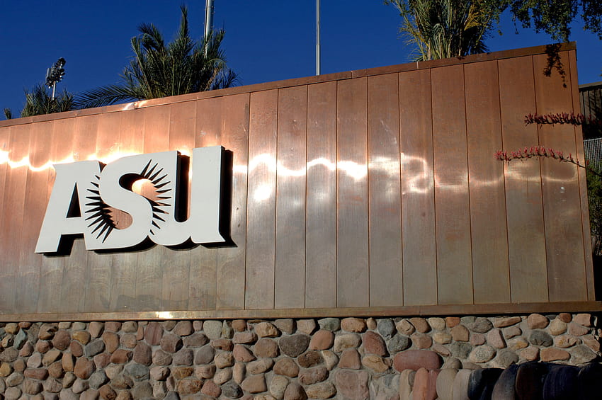 Arizona State University Logo HD wallpaper