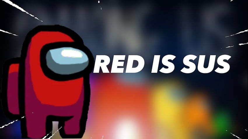 AYO RED IS SUS, red kinda sus HD wallpaper