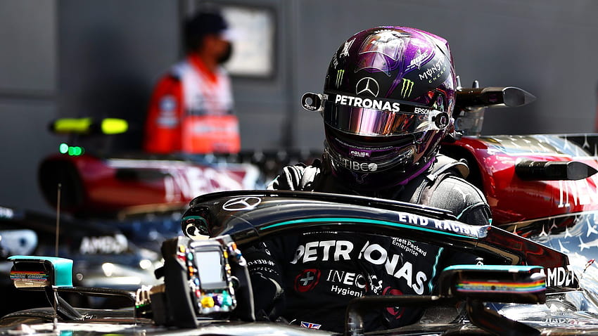 Lewis Hamilton conquista la 91esima pole position in F1 per il GP di Gran Bretagna, lewis hamilton 2020 Sfondo HD