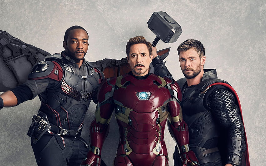 Avengers Infinity War Falcon Iron Man Thor, falcon avengers HD wallpaper