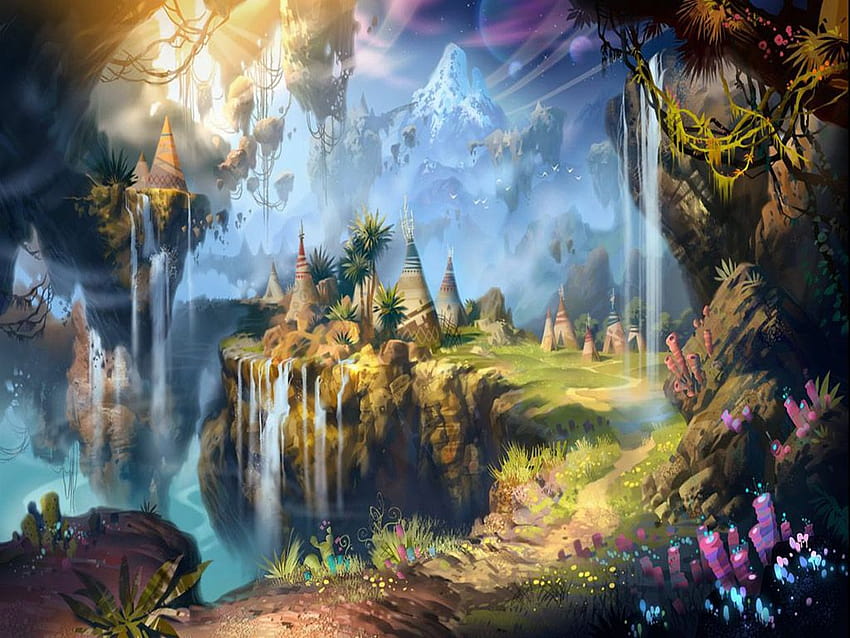 Fairytale, fairy world HD wallpaper