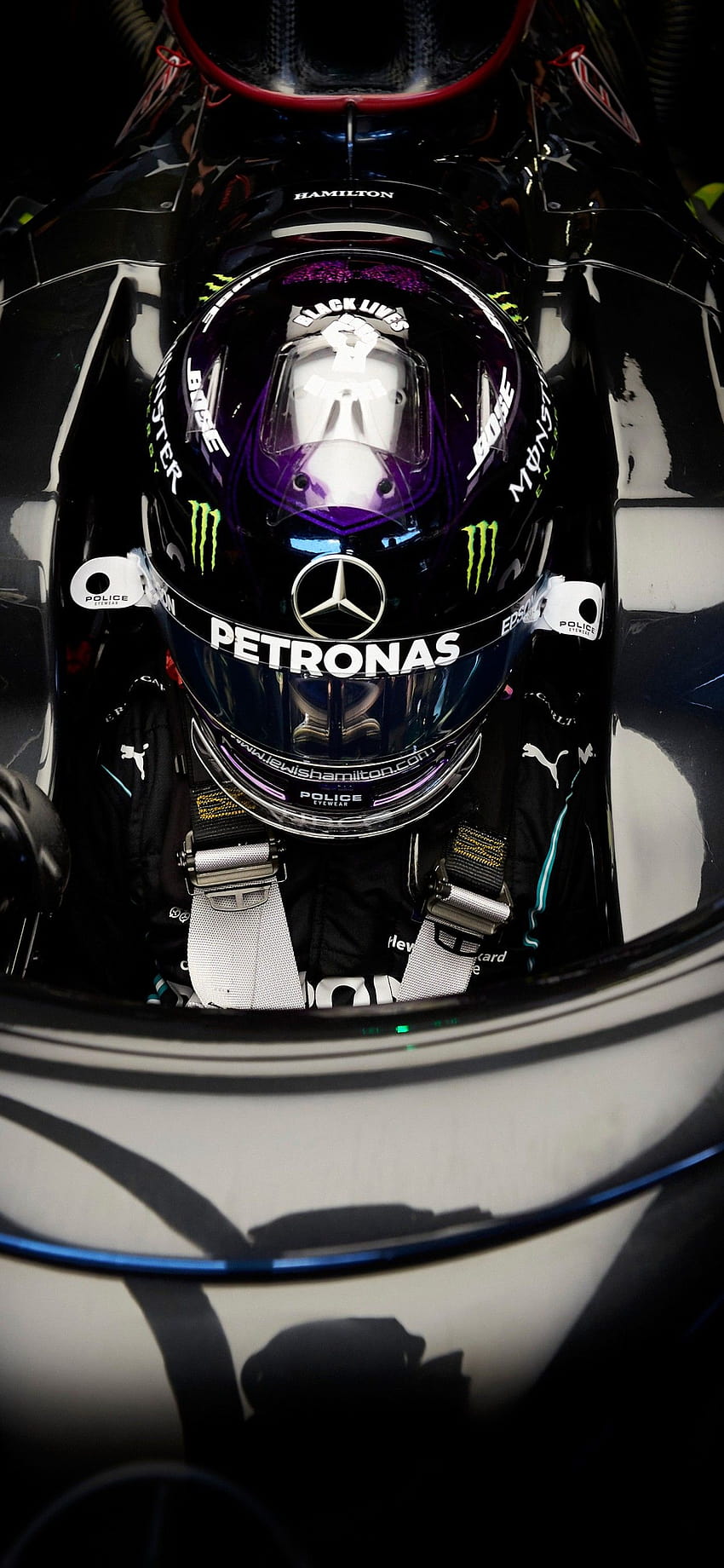 ทีม Mercedes AMG Petronas F1 วอลล์เปเปอร์โทรศัพท์ HD