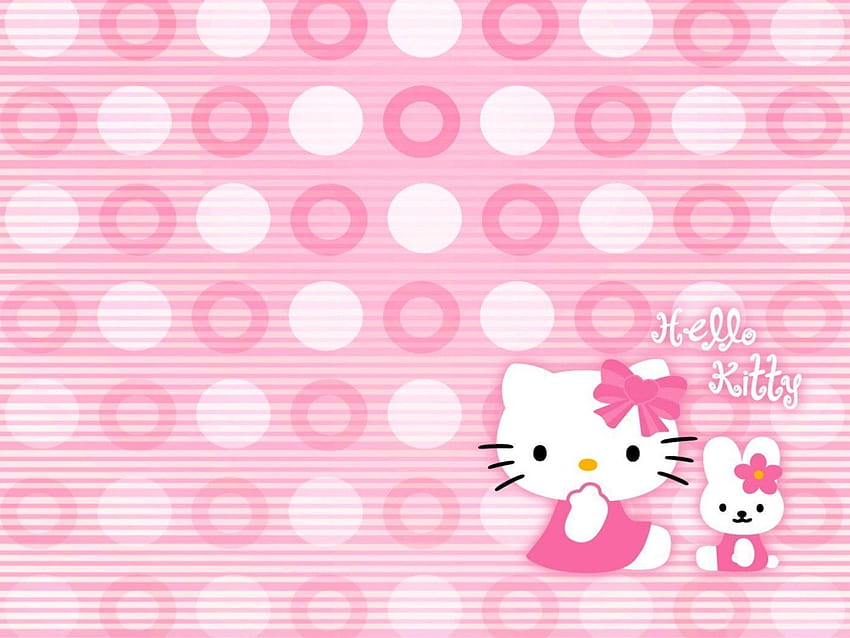 ベスト 5 ハロー キティ背景ヒップ、ピンク ハロー キティ コンピューター 高画質の壁紙
