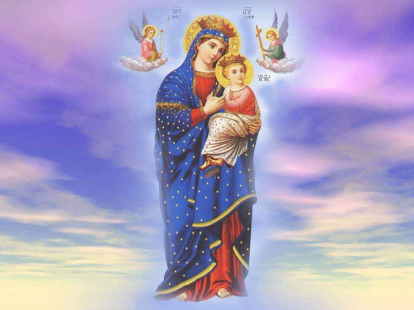 Mother Mary For Mobile posted by Sarah Walker, phone mother mary and jesus  HD wallpaper | Pxfuel