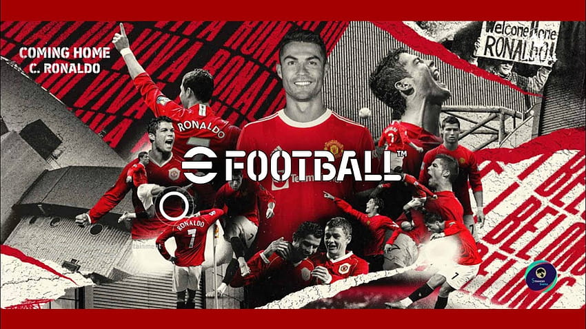 eFootball PES 2022 Mobile 5.5.0 Patch grafica Manchester United Android Migliore grafica Sfondo HD