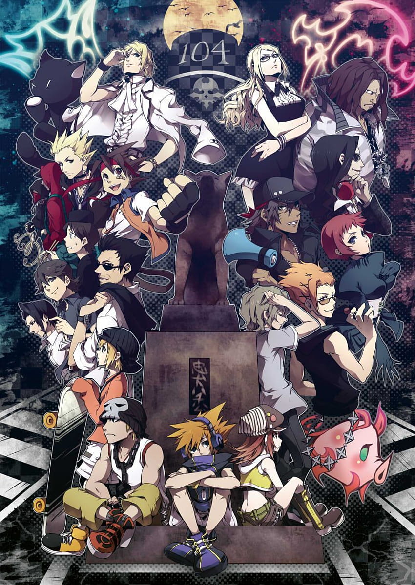 The World Ends With You, twewy phone HD phone wallpaper