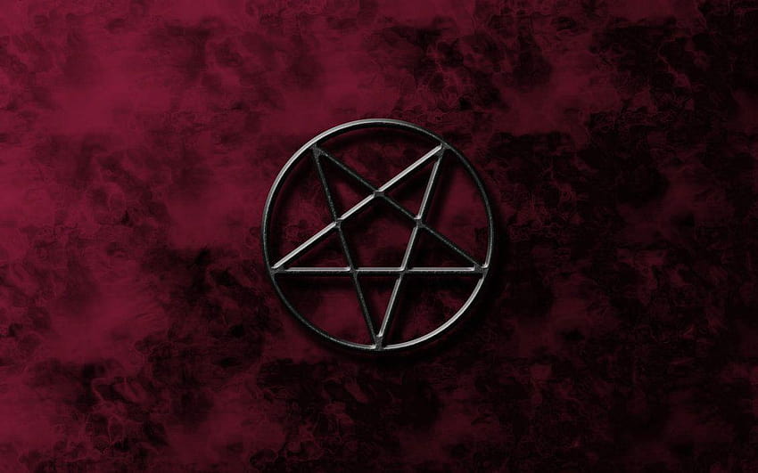 Pentagrama por mislyd, simbol baphomet papel de parede HD