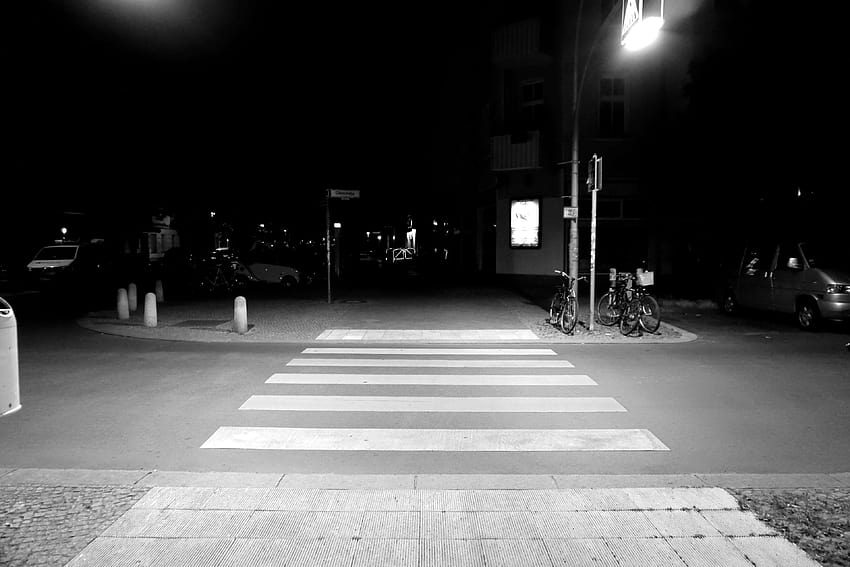 3005450 / dark, night, pedestrian crossing, street, dark street HD wallpaper