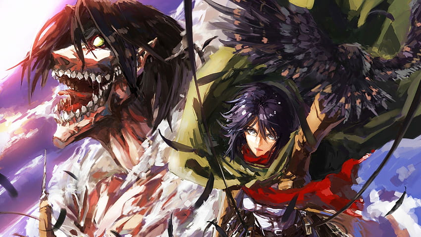 Anime Attack On Titan Mikasa, pc attack on titan HD wallpaper | Pxfuel