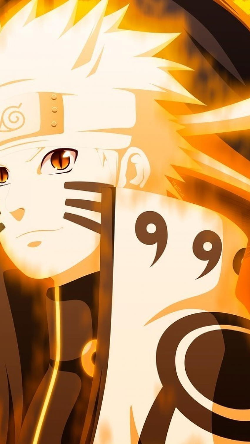 Kurama Kyuubi Naruto: Chakra-Modus Shippuden Uzumaki Naruto, Kurama Naruto-Modus HD-Handy-Hintergrundbild